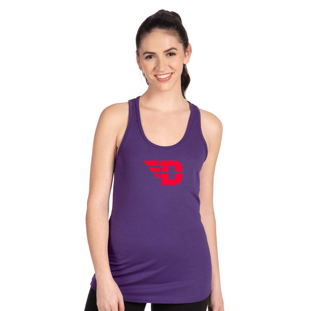 Women's Dayton Flyers  Next Level Ideal Racerback Tank