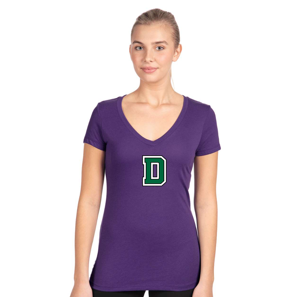 Women's  Dartmouth Big Green  Next Level V-Neck T-Shirt