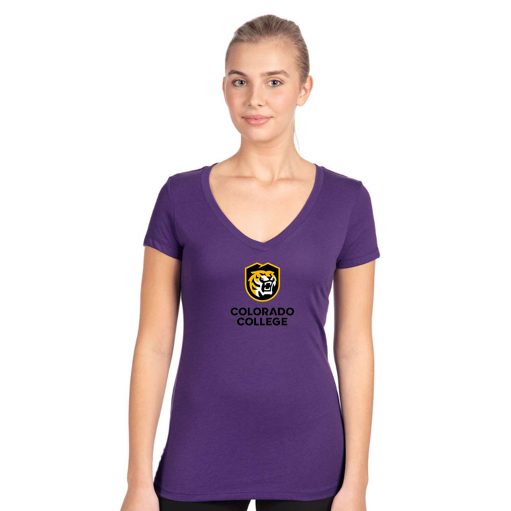 Women's  Colorado College Tigers Next Level V-Neck T-Shirt
