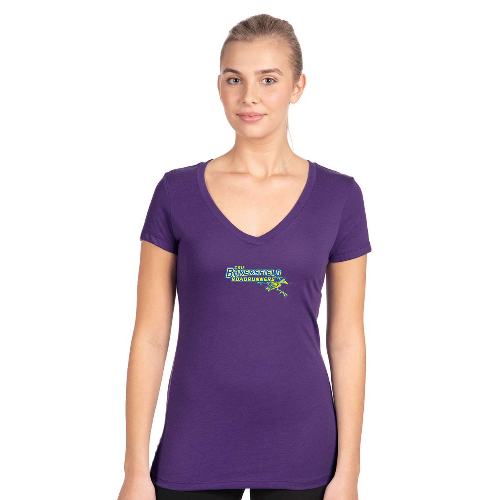 Women's  CSU-Bakersfield Roadrunners   Next Level V-Neck T-Shirt