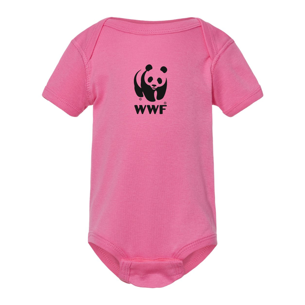 WWF  Rabbit Skins Infant Baby Rib Bodysuit