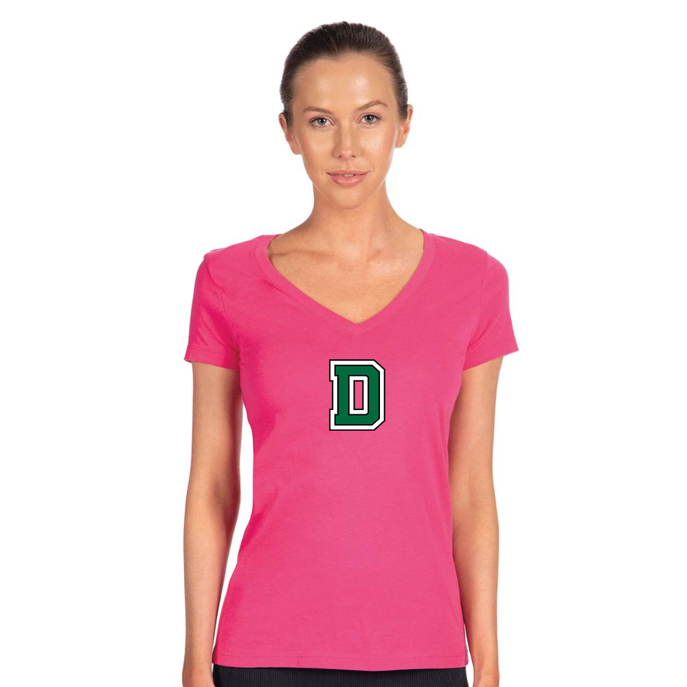 Women's  Dartmouth Big Green  Next Level V-Neck T-Shirt