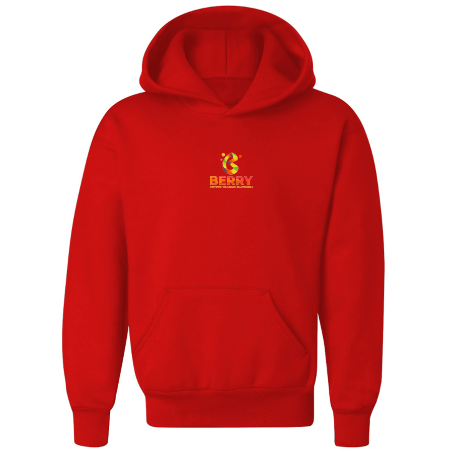 Youth Berry  Logo Pullover Hoodie