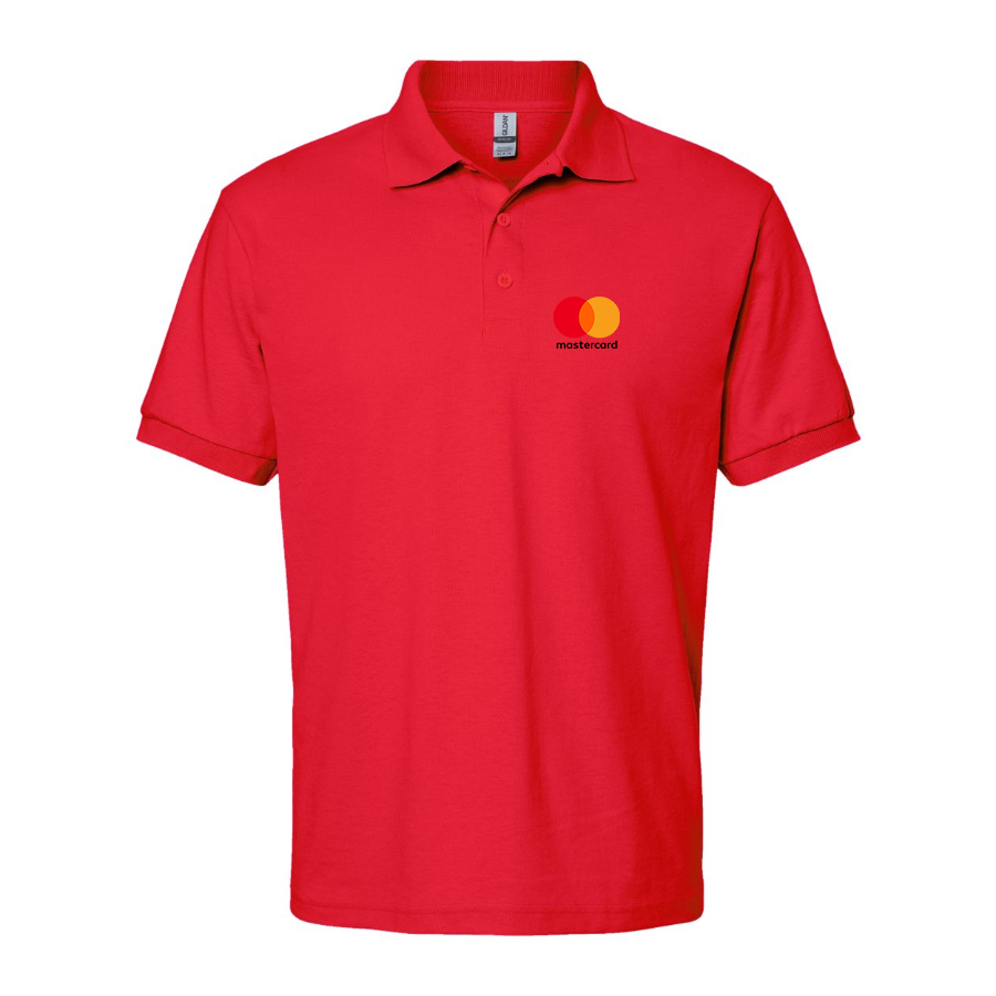 Men's Mastercard Logo  Dry Blend Polo
