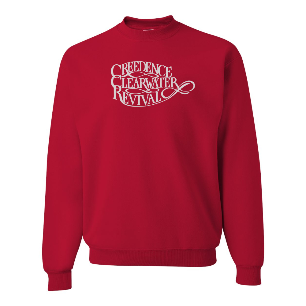 Men's Creedence Clearwater Revival JERZEES NuBlend Crewneck Sweatshirt