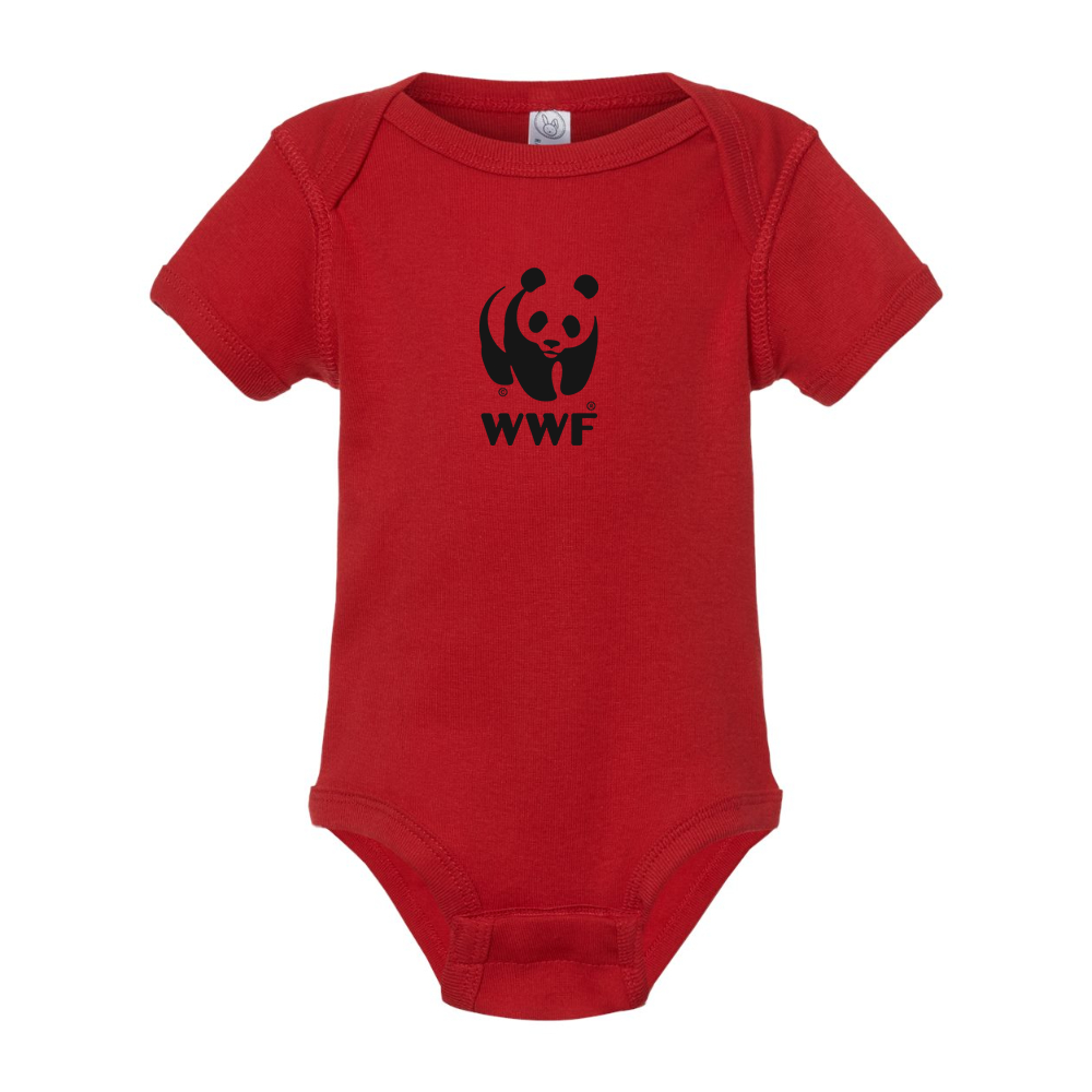 WWF  Rabbit Skins Infant Baby Rib Bodysuit