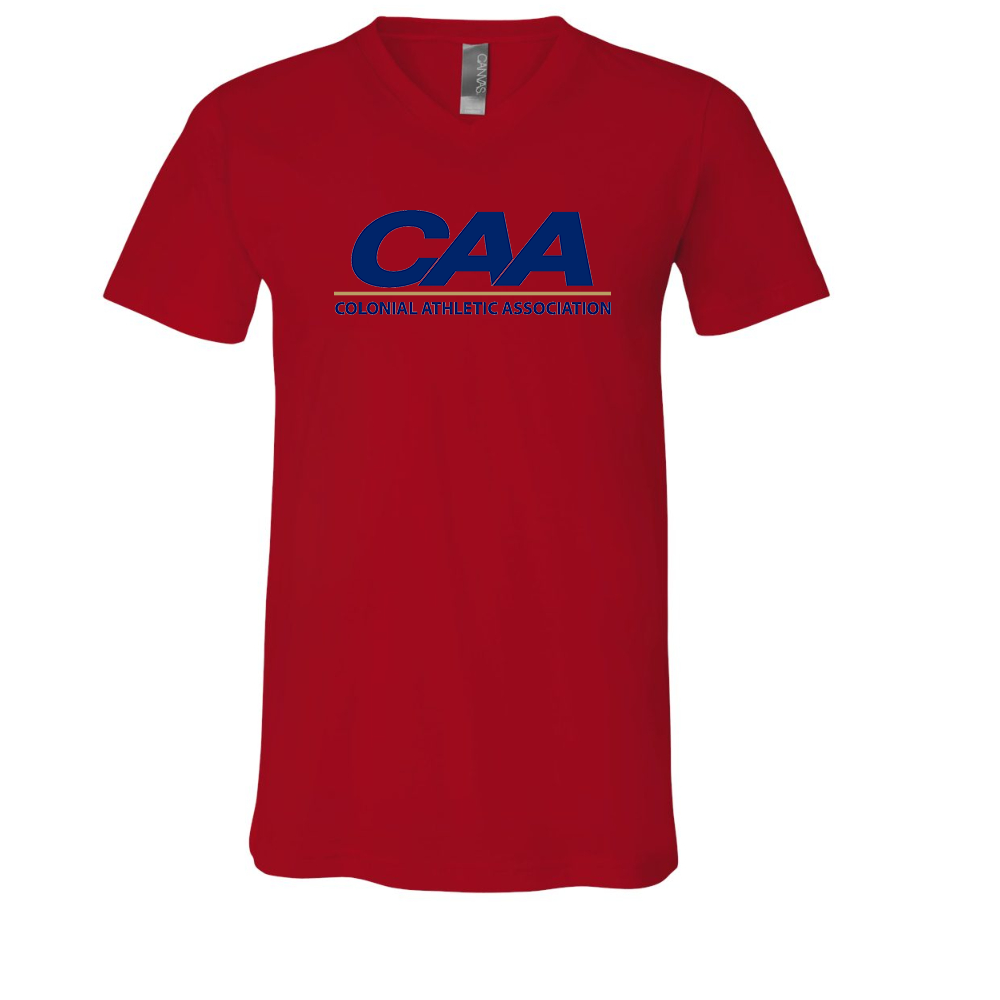 Colonial Athletic Association BELLA  CANVAS - Jersey V-Neck T-Shirt