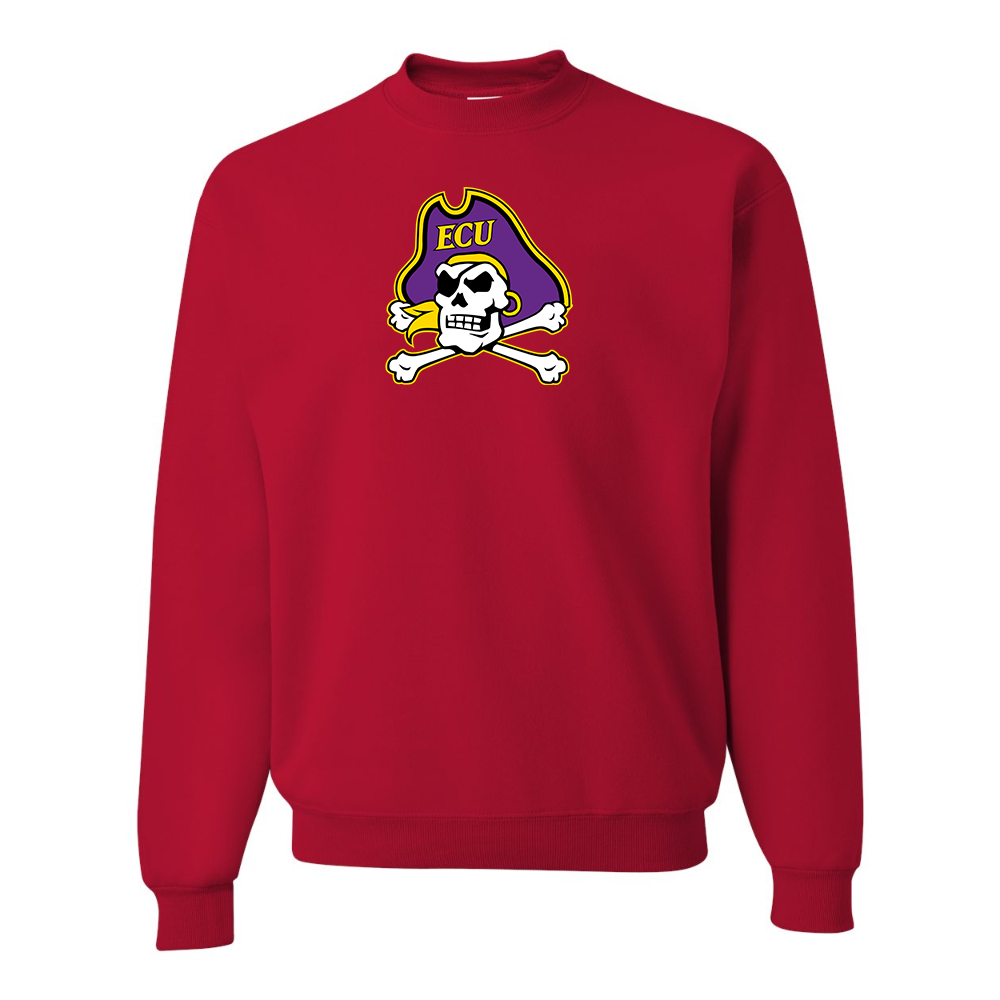Men's  East Carolina Pirates JERZEES NuBlend Crewneck Sweatshirt