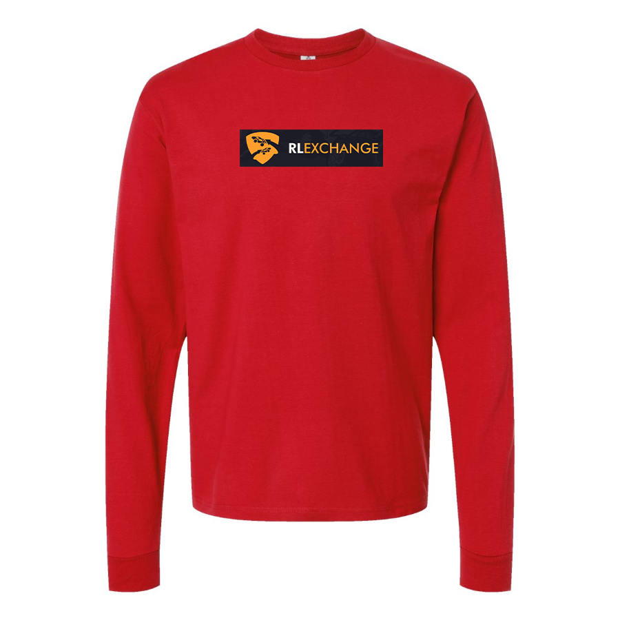 Men's RL Exchange Logo Cotton Long Sleeve T-Shirt