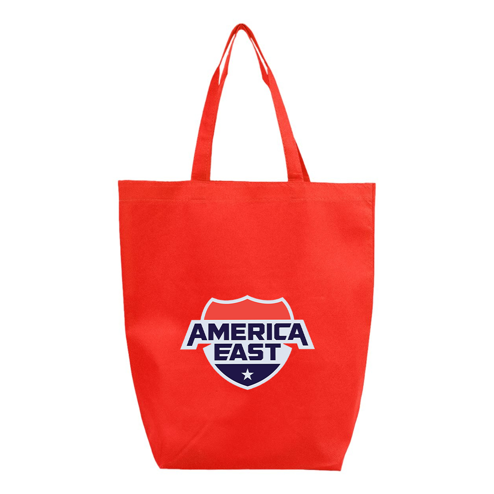 America East Conference  Q-Tees Non-Woven Gusset Bottom Tote