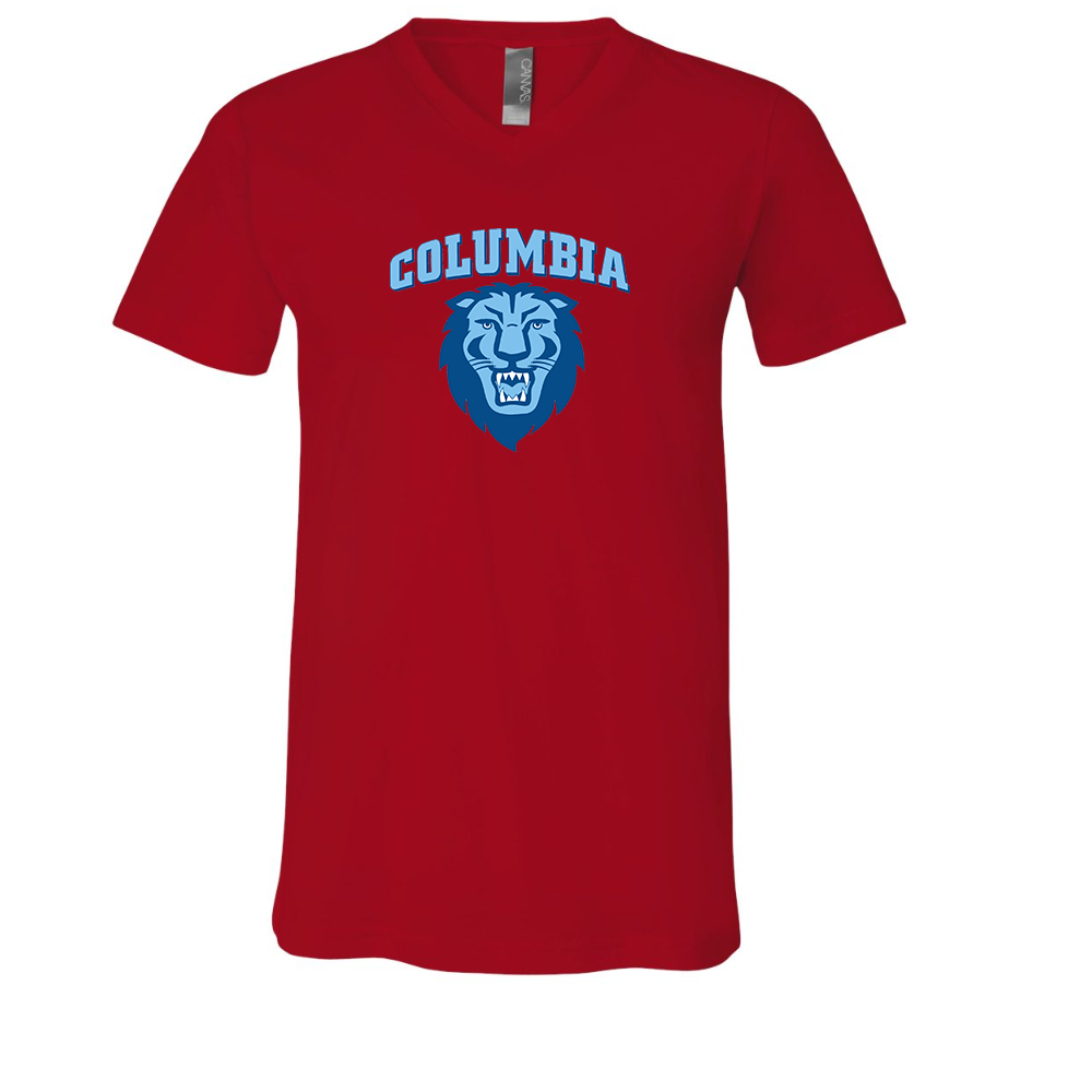 Columbia Lions BELLA  CANVAS - Jersey V-Neck T-Shirt
