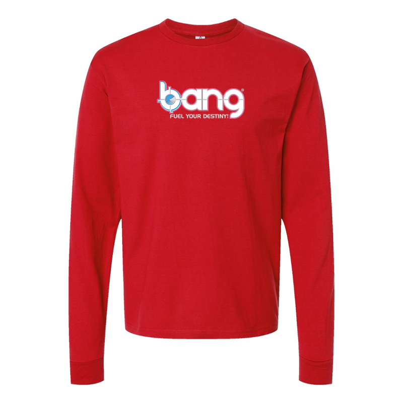 Men's Bang Energy Logo Cotton Long Sleeve T-Shirt