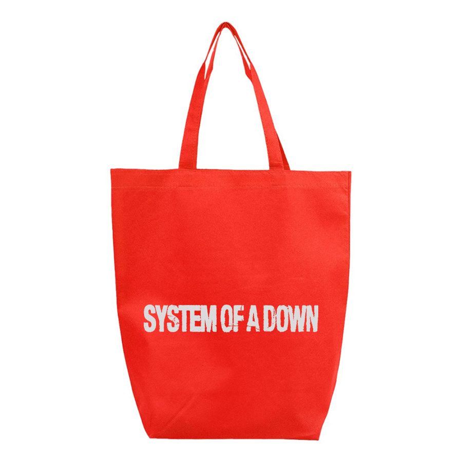 System Of A Down  Q-Tees Non-Woven Gusset Bottom Tote