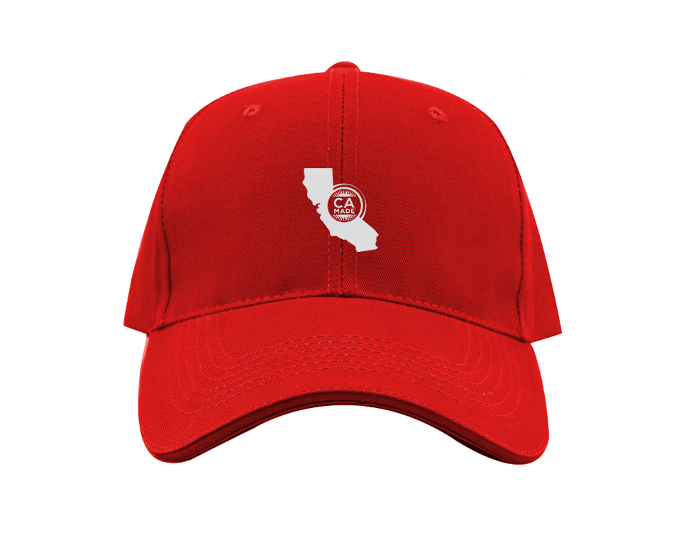 California Made  Logo  Dad Baseball Cap Hat