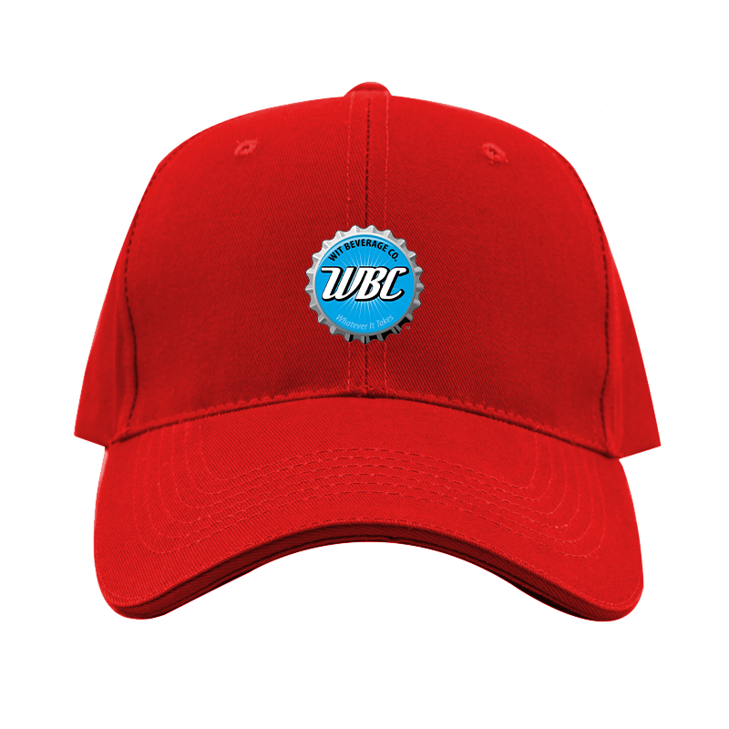 Wit Beverage Company Logo  Dad Baseball Cap Hat