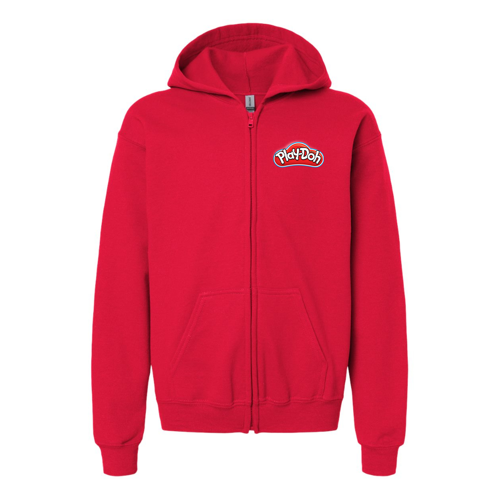 Youth Play Doh Gildan Heavy Blend Full Zip Hooded Sweatshirt