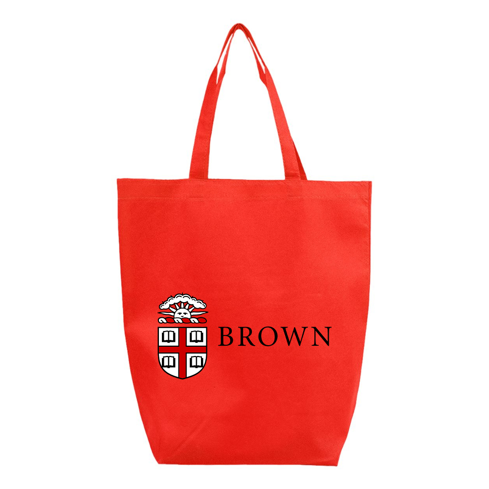 Brown University Q-Tees Non-Woven Gusset Bottom Tote