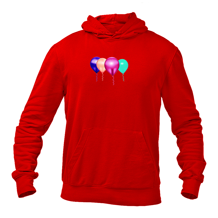 Men's Balloon-Emojis Logo Pullover Hoodie