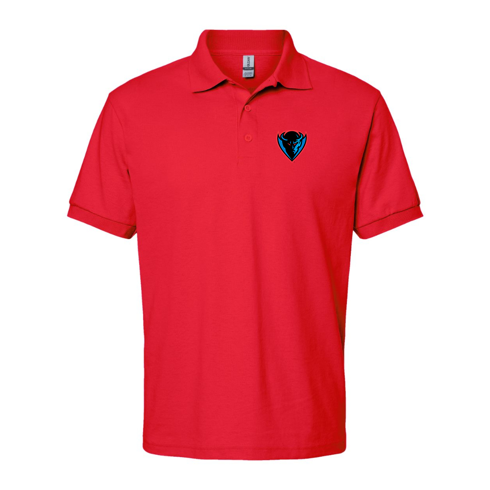 Men's DePaul Blue Demons Dry Blend Jersey Polo