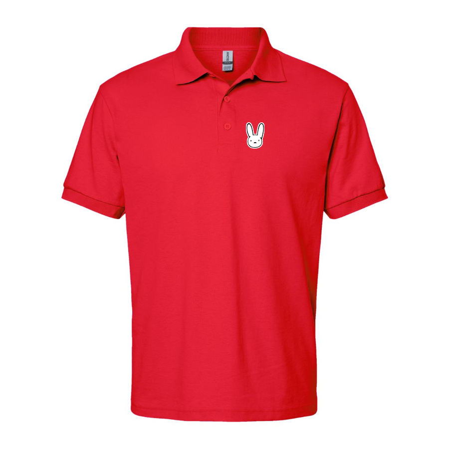 Men's Bad Bunny Logo Dry Blend Polo