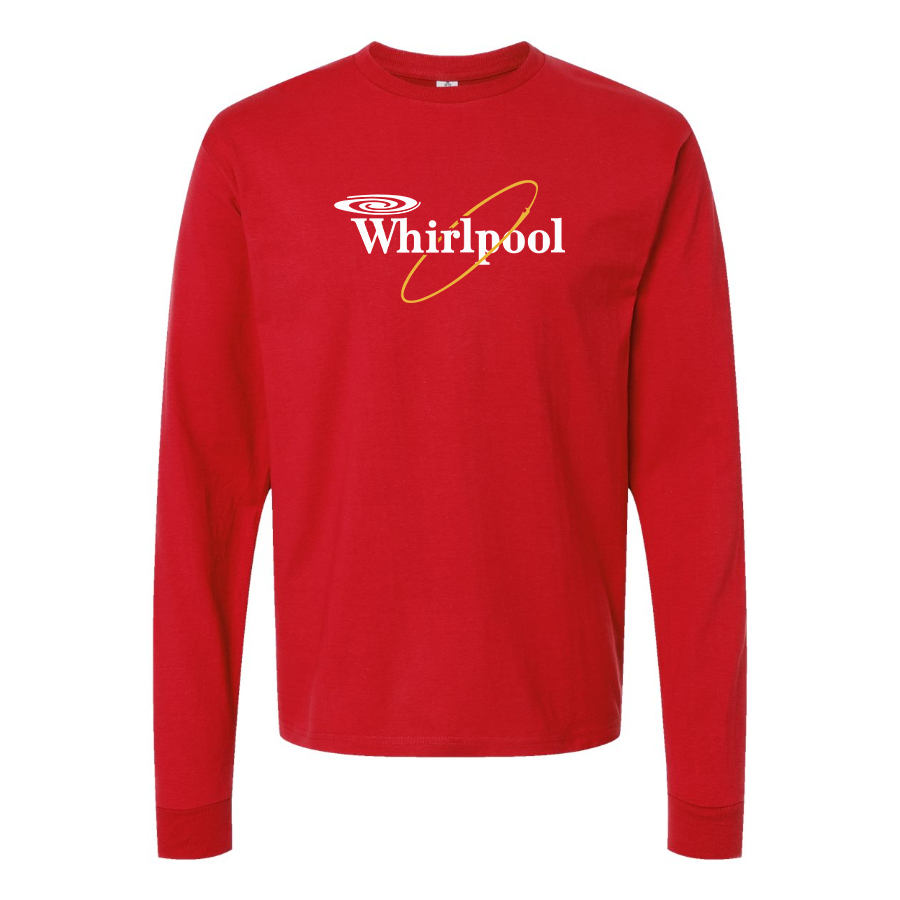 Men's Whirlpool Logo Cotton Long Sleeve T-Shirt