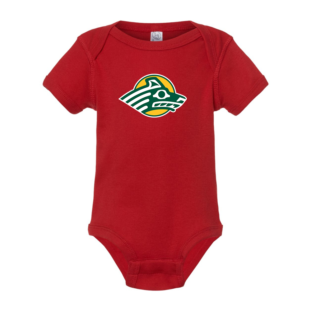 Alaska Anchorage Seawolves  Rabbit Skins Infant Baby Rib Bodysuit