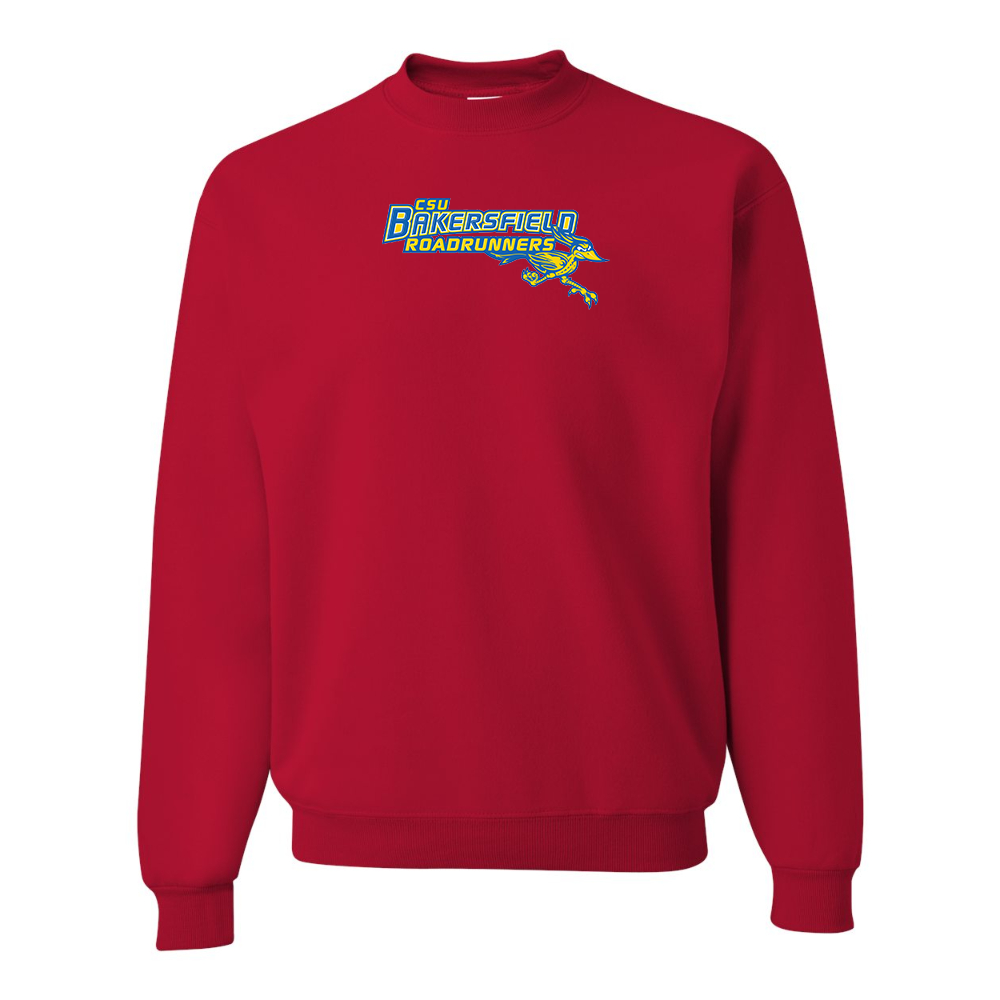 Men's  CSU-Bakersfield Roadrunners JERZEES NuBlend Crewneck Sweatshirt