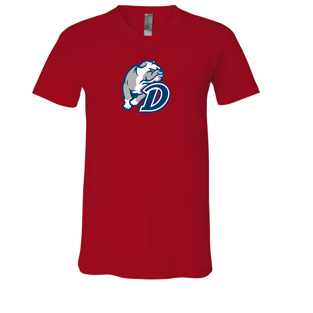 Drake Bulldogs BELLA  CANVAS - Jersey V-Neck T-Shirt