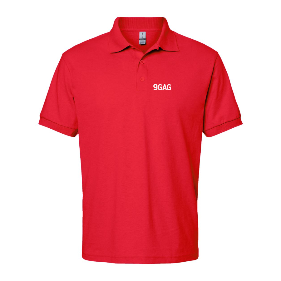 Men's 9gag Logo Dry Blend Polo