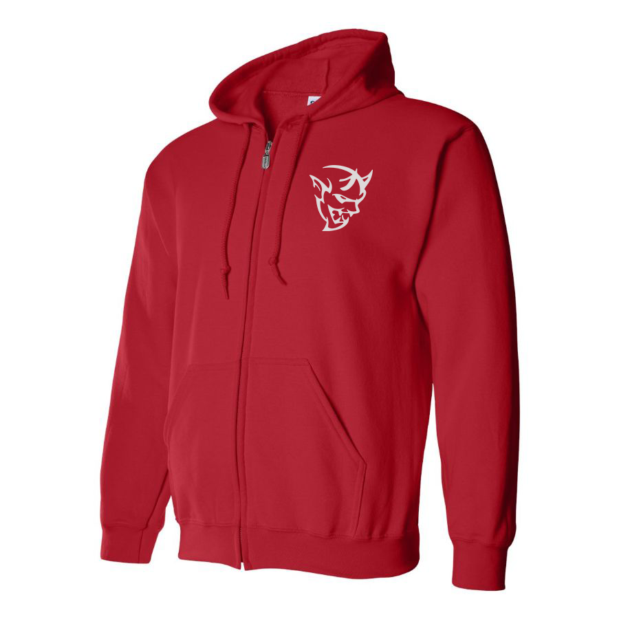 Men's Dodge Demon Logo Zipper Hoodie