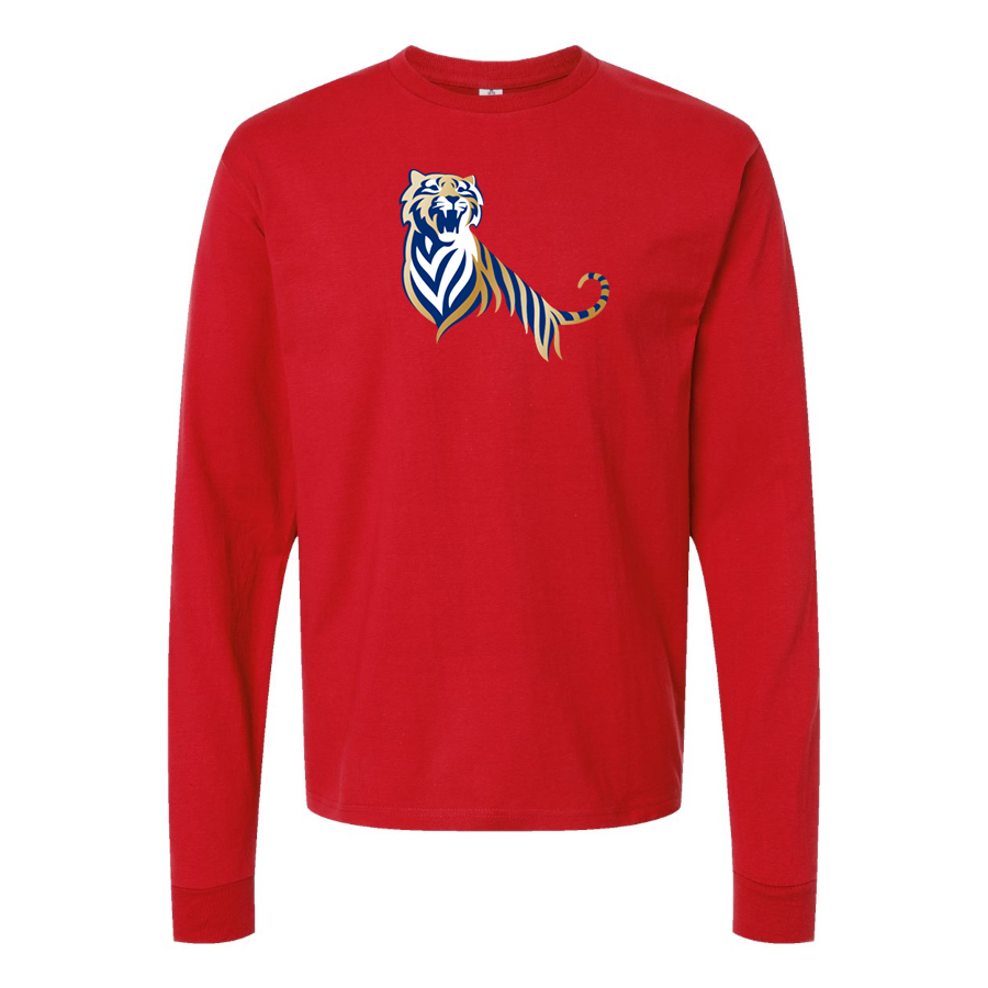 Men's Tiger Beer Logo Cotton Long Sleeve T-Shirt