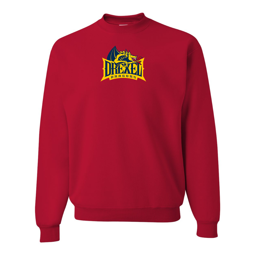 Men's  Drexel Dragons JERZEES NuBlend Crewneck Sweatshirt