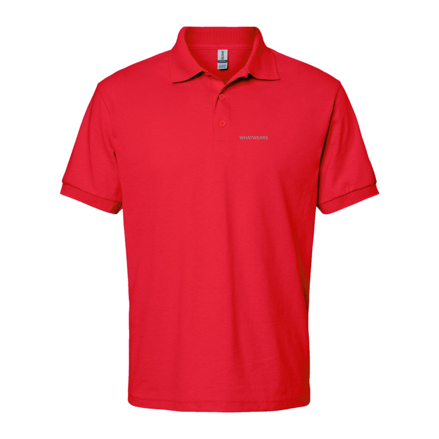 Men's WhatWears Logo Dry Blend Polo