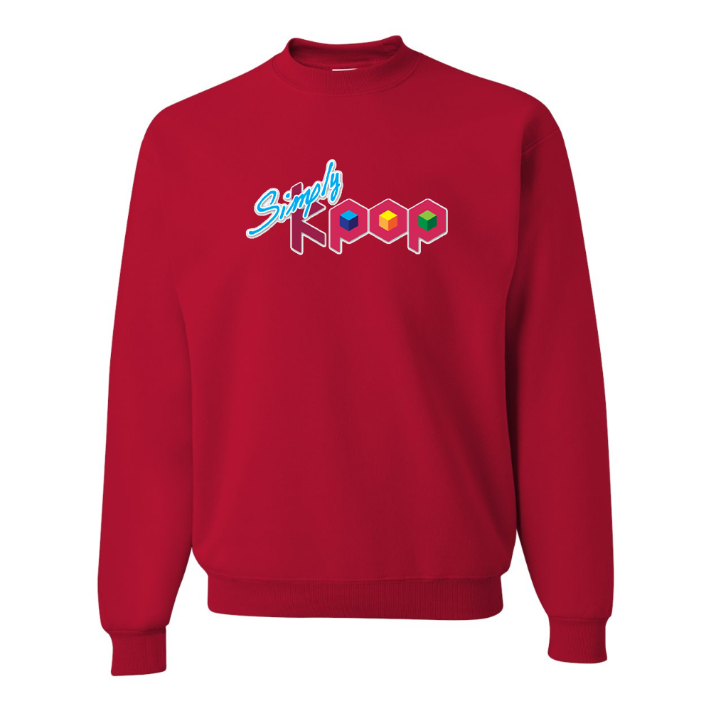 Men's  Simply Kpop JERZEES NuBlend Crewneck Sweatshirt