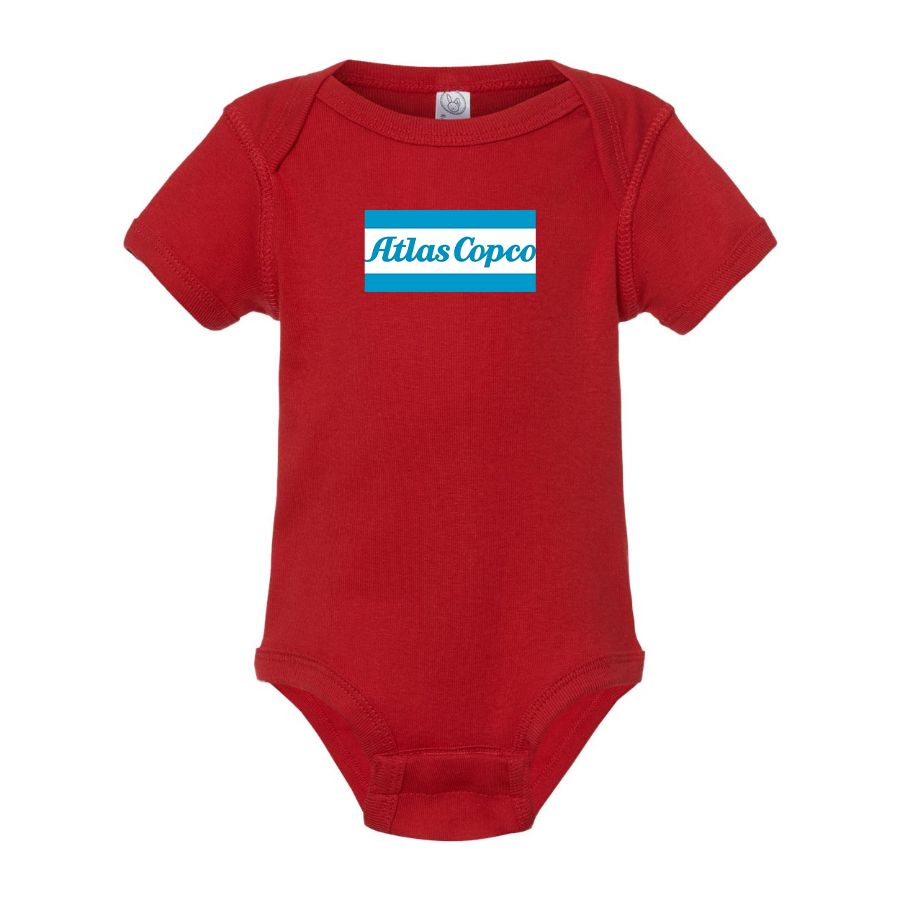 Atlas Copco Logo Baby Onesie Romper
