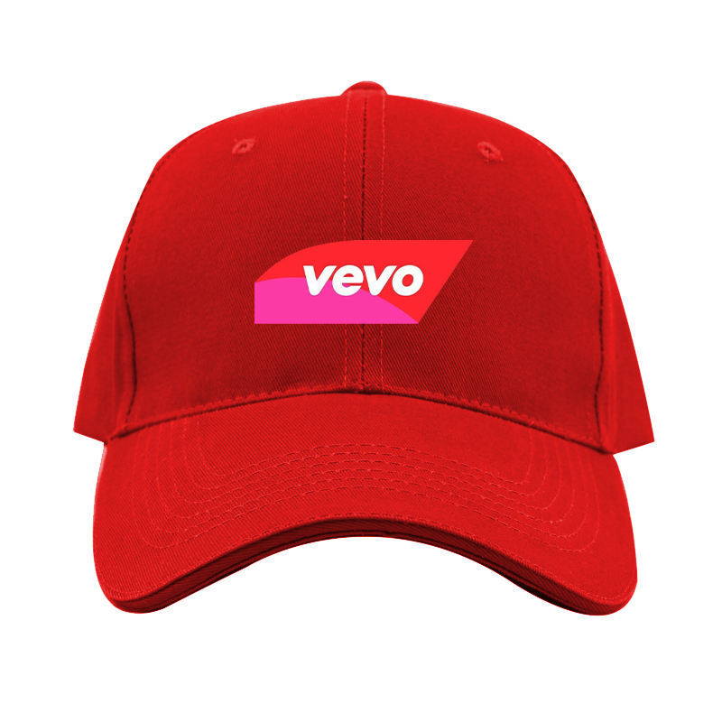 Vevo Thumbnail Banner Logo  Dad Baseball Cap Hat