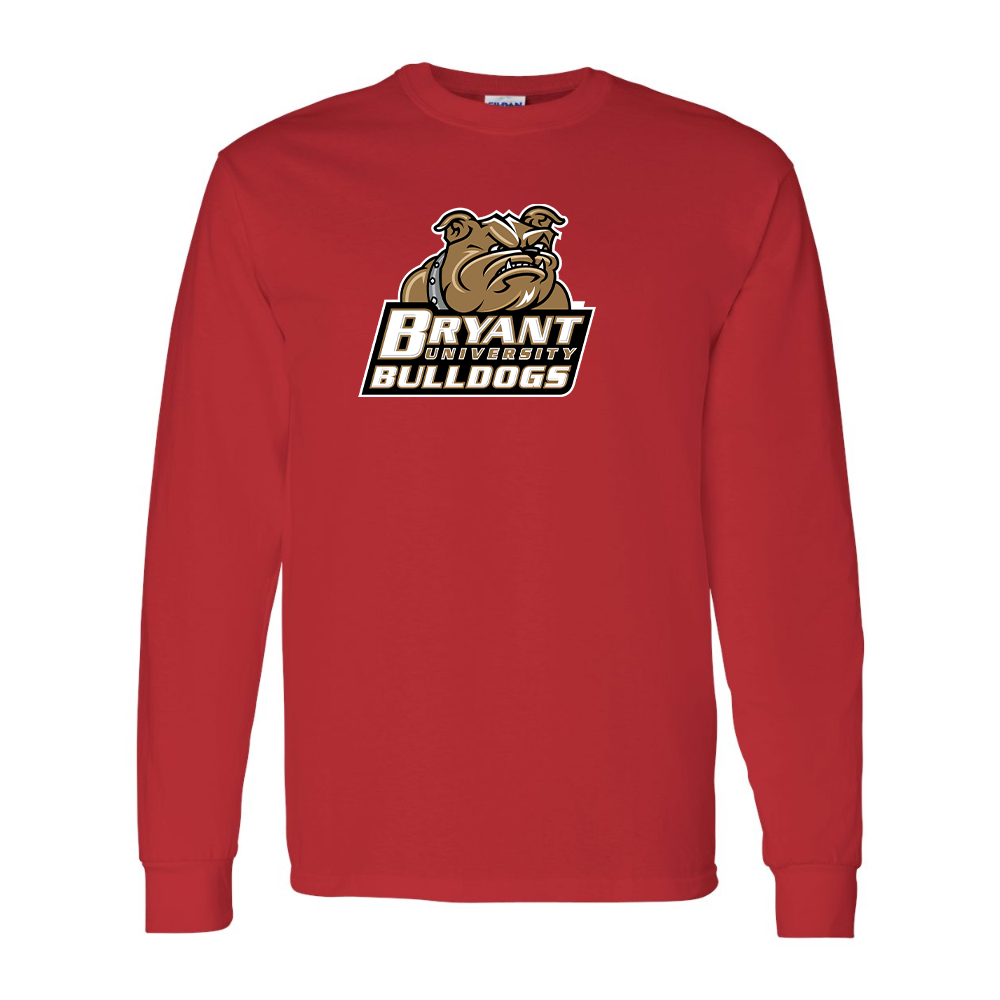 Men's  Bryant Bulldogs  Gildan Heavy Cotton Long Sleeve T-Shirt