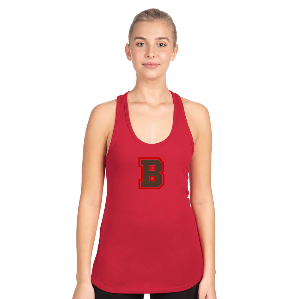 Women's Brown Bears  Next Level Ideal Racerback Tank