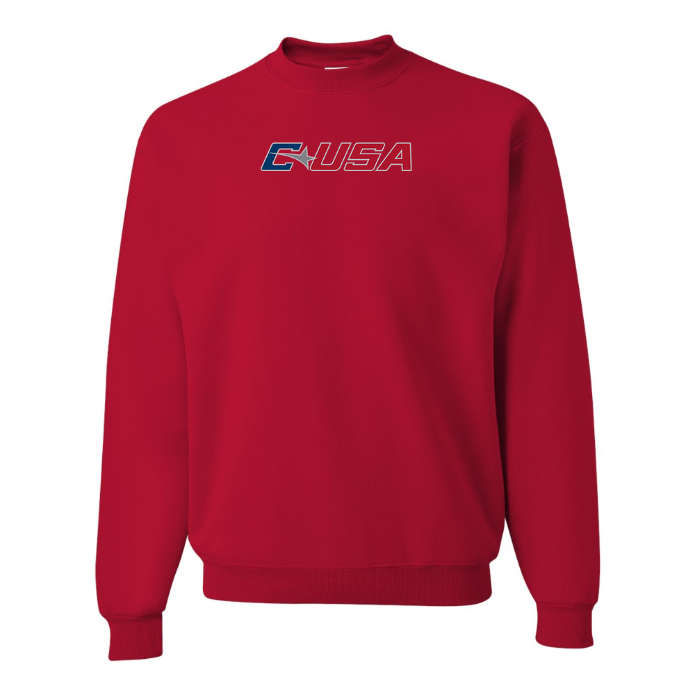 Men's Conference USAl  JERZEES NuBlend Crewneck Sweatshirt