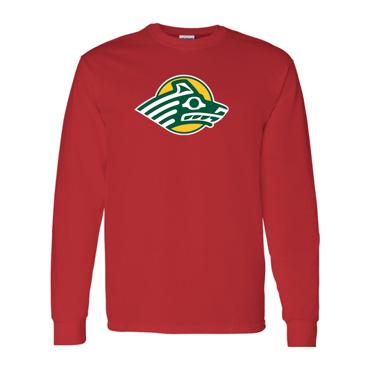 Men's Alaska Anchorage Seawolves  Gildan Heavy Cotton Long Sleeve T-Shirt