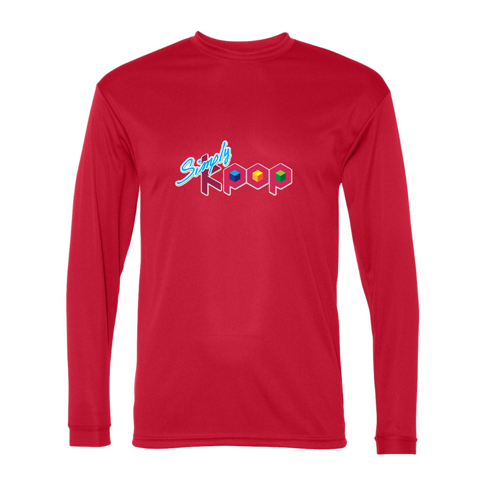 Men's Simply Kpop Performance Long Sleeve T-Shirt