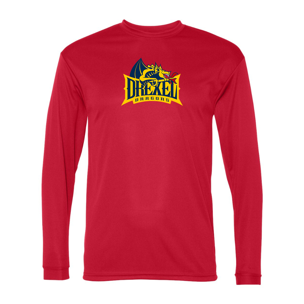 Men's Drexel Dragons Performance Long Sleeve T-Shirt