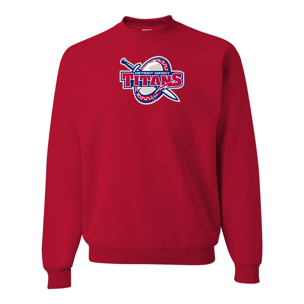 Men's Detroit Titans  JERZEES NuBlend Crewneck Sweatshirt