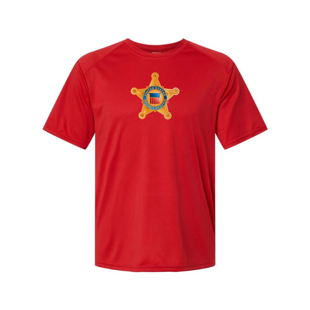 Men's  Secret Service Star Logo  Performance T-Shirt
