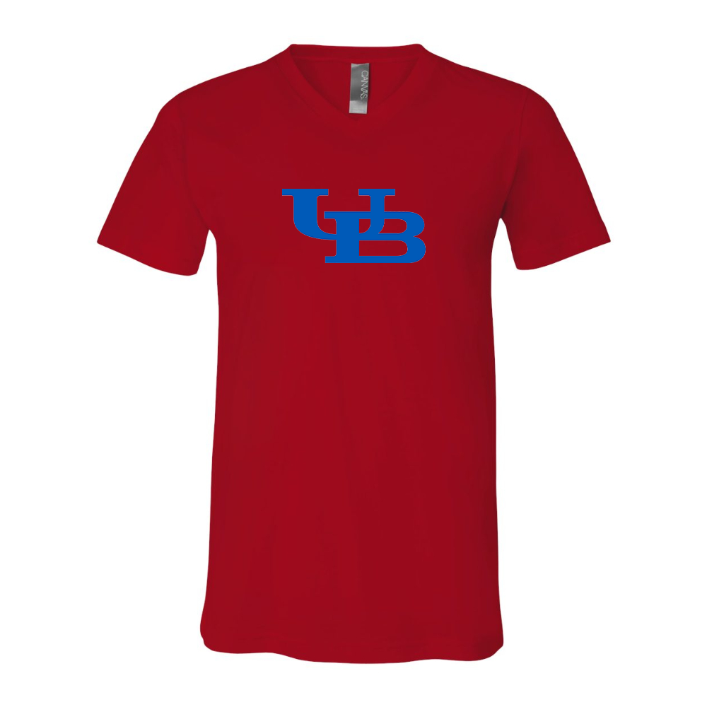 Buffalo Bulls BELLA  CANVAS - Jersey V-Neck T-Shirt