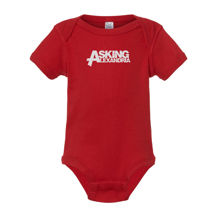 Asking Alexandria Logo Baby Onesie Romper