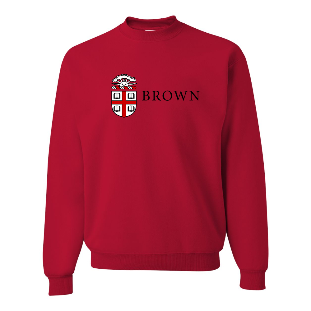Men's Brown University JERZEES NuBlend Crewneck Sweatshirt