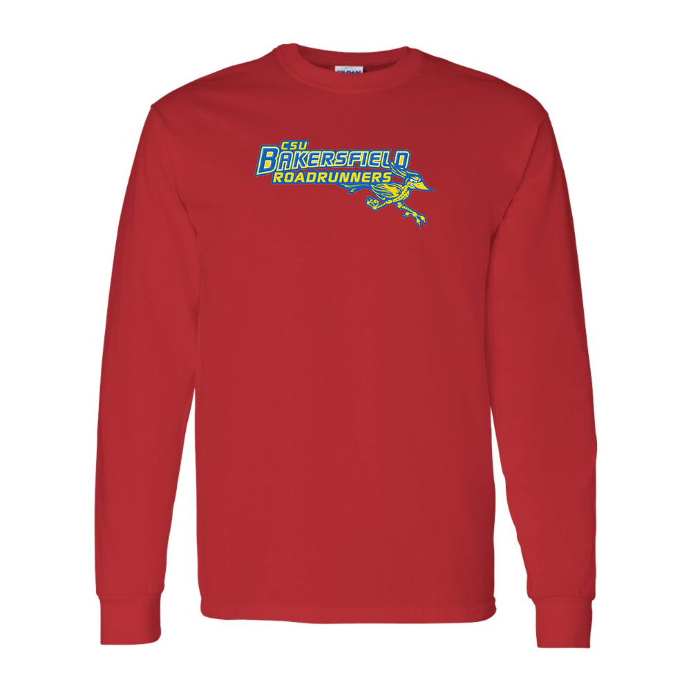 Men's  CSU-Bakersfield Roadrunners Gildan Heavy Cotton Long Sleeve T-Shirt
