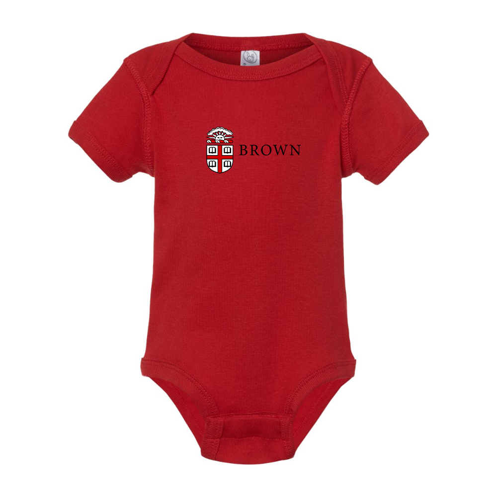 Brown University Rabbit Skins Infant Baby Rib Bodysuit