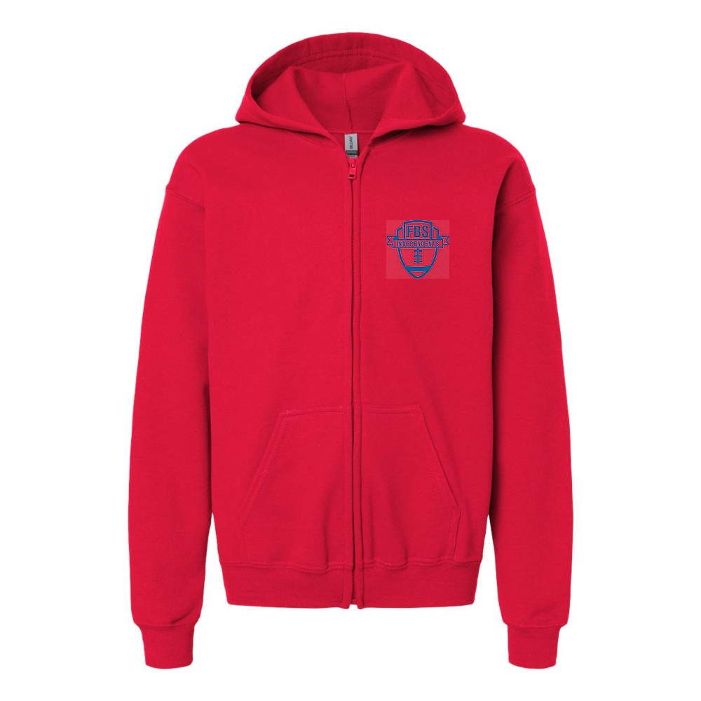 Youth  Division I FBS Independents Gildan Heavy Blend Full Zip Hooded Sweatshirt